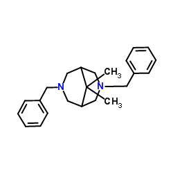 3,7-Dibenzyl-9,9-dimethyl-3,7-diazabicyclo[3.3.1]nonane Structure