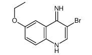 4-Amino-3-bromo-6-ethoxyquinoline structure