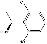 2-((1S)-1-AMINOETHYL)-3-CHLOROPHENOL Structure