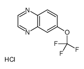 6-(Trifluoromethoxy)quinoxaline, HCl Structure