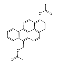 (1-acetoxybenzo[pqr]tetraphen-6-yl)methyl acetate Structure