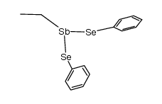 diphenyl ethylstibonodiselenoite Structure