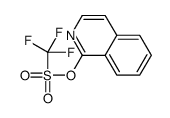 isoquinolin-1-yl trifluoromethanesulfonate结构式