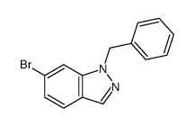 N-benzyl-6-bromo-1H-indazole结构式