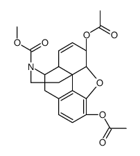 methyl (4R,4aR,7S,7aR,12bS)-7,9-diacetyloxy-2,4,4a,7,7a,13-hexahydro-1H-4,12-methanobenzofuro[3,2-e]isoquinoline-3-carboxylate Structure