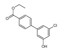ethyl 4-(3-chloro-5-hydroxyphenyl)benzoate Structure