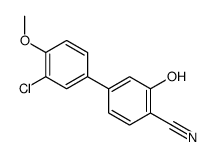 4-(3-chloro-4-methoxyphenyl)-2-hydroxybenzonitrile Structure