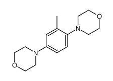 4-(2-methyl-4-morpholin-4-ylphenyl)morpholine结构式