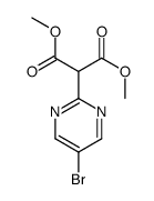 2-(5-溴嘧啶-2-基)丙二酸二甲酯结构式