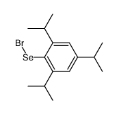 (2,4,6-triisopropylphenyl)selenenyl bromide结构式