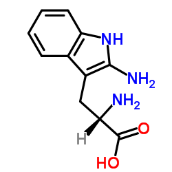 2-Amino-L-tryptophan structure