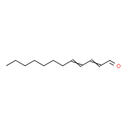 (E,E)-2,4-dodecadien-1-al structure