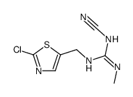 1-[(2-chloro-1,3-thiazol-5-yl)methyl]-3-cyano-2-methylguanidine结构式