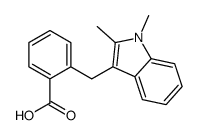 2-[(1,2-Dimethyl-1H-indol-3-yl)methyl]benzoic acid Structure