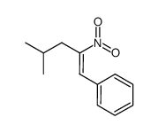 (4-methyl-2-nitropent-1-en-1-yl)benzene Structure