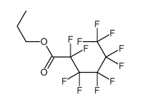 propyl 2,2,3,3,4,4,5,5,6,6,6-undecafluorohexanoate结构式