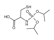 N-(diisopropyloxyphosphoryl)cysteine Structure