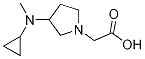 [3-(Cyclopropyl-Methyl-aMino)-pyrrolidin-1-yl]-acetic acid结构式