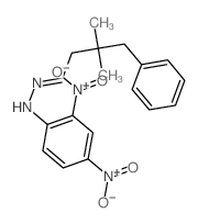 N-[(3,3-dimethyl-4-phenyl-butylidene)amino]-2,4-dinitro-aniline Structure
