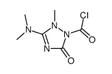 1H-1,2,4-Triazole-1-carbonyl chloride, 3-(dimethylamino)-2,5-dihydro-2-methyl-5-oxo- (9CI) picture