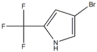 4-Bromo-2-trifluoromethyl-1H-pyrrole结构式