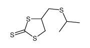 4-(propan-2-ylsulfanylmethyl)-1,3-dithiolane-2-thione Structure