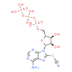8-thiocyano-adenosine triphosphate结构式