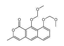 9,10-bis(methoxymethoxy)-3-methylbenzo[g]isochromen-1-one结构式