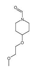 N-formyl-4-(1,4-dioxapentyl)piperidine Structure