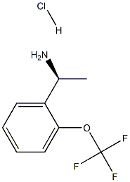 (1S)-1-[2-(TRIFLUOROMETHOXY)PHENYL]ETHYLAMINE HYDROCHLORIDE Structure