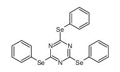 2,4,6-tris(phenylselanyl)-1,3,5-triazine Structure