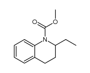 2-ethyl-1-(methoxycarbonyl)-1,2,3,4-tetrahydroquinoline Structure