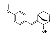 (E)-3-(4-methoxybenzylidene)bicyclo[2.2.1]heptan-endo-2-ol结构式