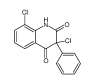 3,8-Dichloro-3-phenyl-1H-quinoline-2,4-dione Structure