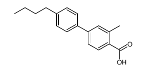 4-Butyl-3-Methyl-[1,1-Biphenyl]-4-Carboxylic Acid Structure