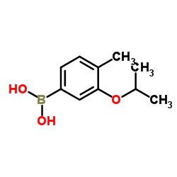 (3-Isopropoxy-4-methylphenyl)boronic acid结构式