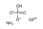 Phosphoric acid cadmiumammonium salt Structure