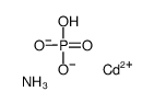 Phosphoric acid cadmiumammonium salt structure