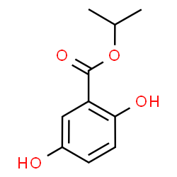 Benzoic acid, 2,5-dihydroxy-, 1-Methylethyl ester结构式