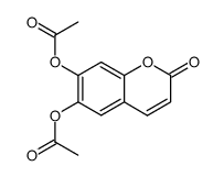 ESCULETINDIACETATE结构式