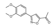 1-[3-(3,4-dimethoxyphenyl)-1,2-oxazol-5-yl]ethanone Structure