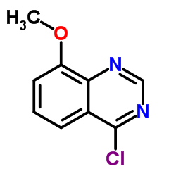 4-氯-8-甲氧基喹唑啉结构式