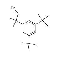 1-bromo-2-(3,5-di-t-butylphenyl)-2-methylpropane Structure