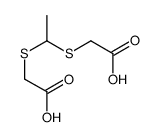 2-[1-(carboxymethylsulfanyl)ethylsulfanyl]acetic acid Structure