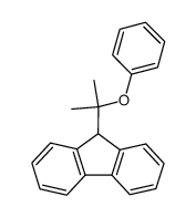 9-(2-pheoxy-2-propyl)fluorene Structure