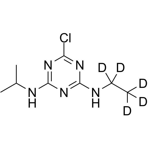 atrazine d5 Structure