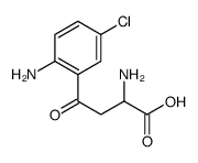 2-Amino-4-(2-amino-5-chlorophenyl)-4-oxobutanoic acid Structure