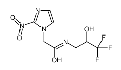 2-(2-nitroimidazol-1-yl)-N-(3,3,3-trifluoro-2-hydroxypropyl)acetamide Structure