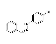 N-[(E)-benzylideneamino]-4-bromoaniline结构式