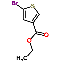 5-溴噻吩-3-羧酸乙酯结构式